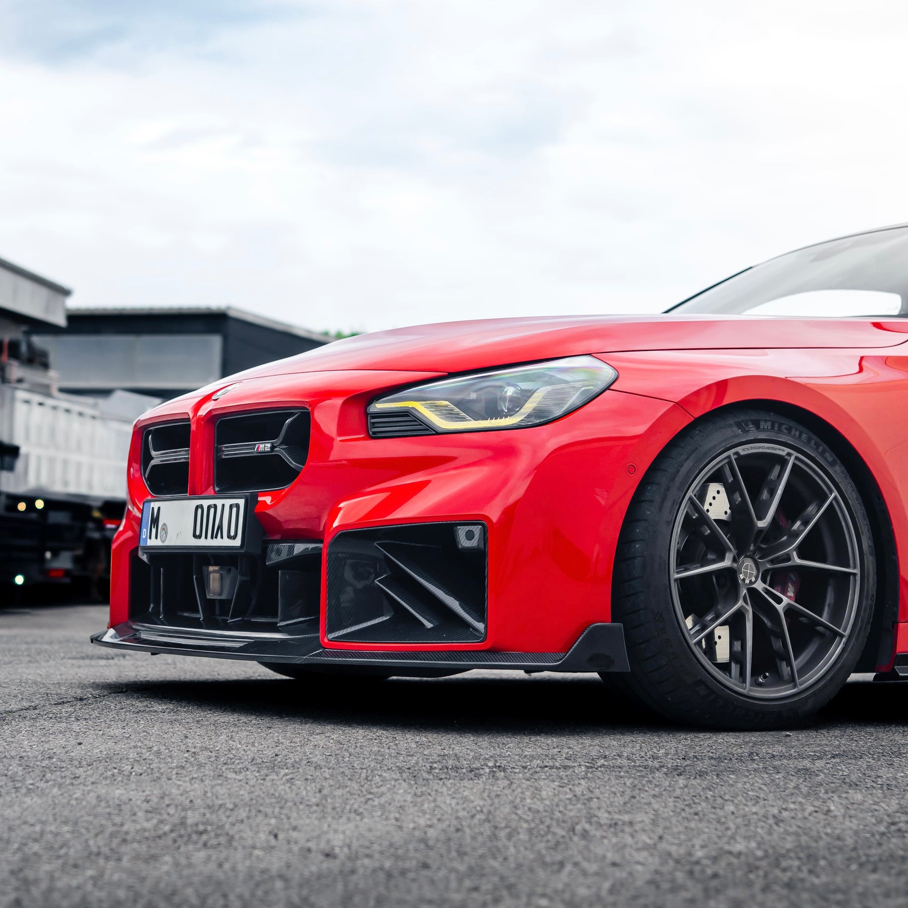 Carbon Fiber Front Duct Inserts Sooqoo passend für BMW M2 G87