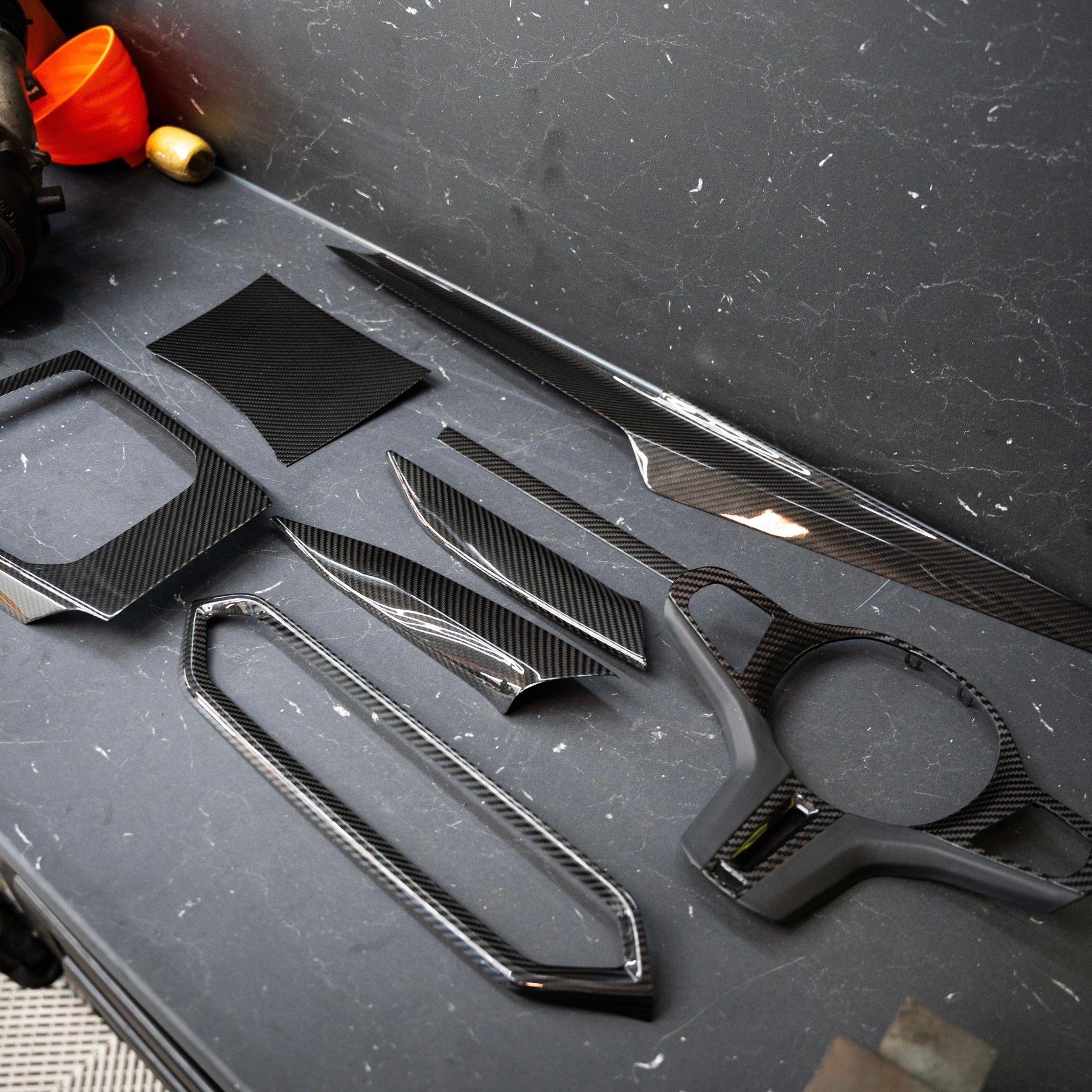 Carbon Fiber Interior Trim Set for LCI Facelift BMW G20 G42 G80 G87 LCI ID 8