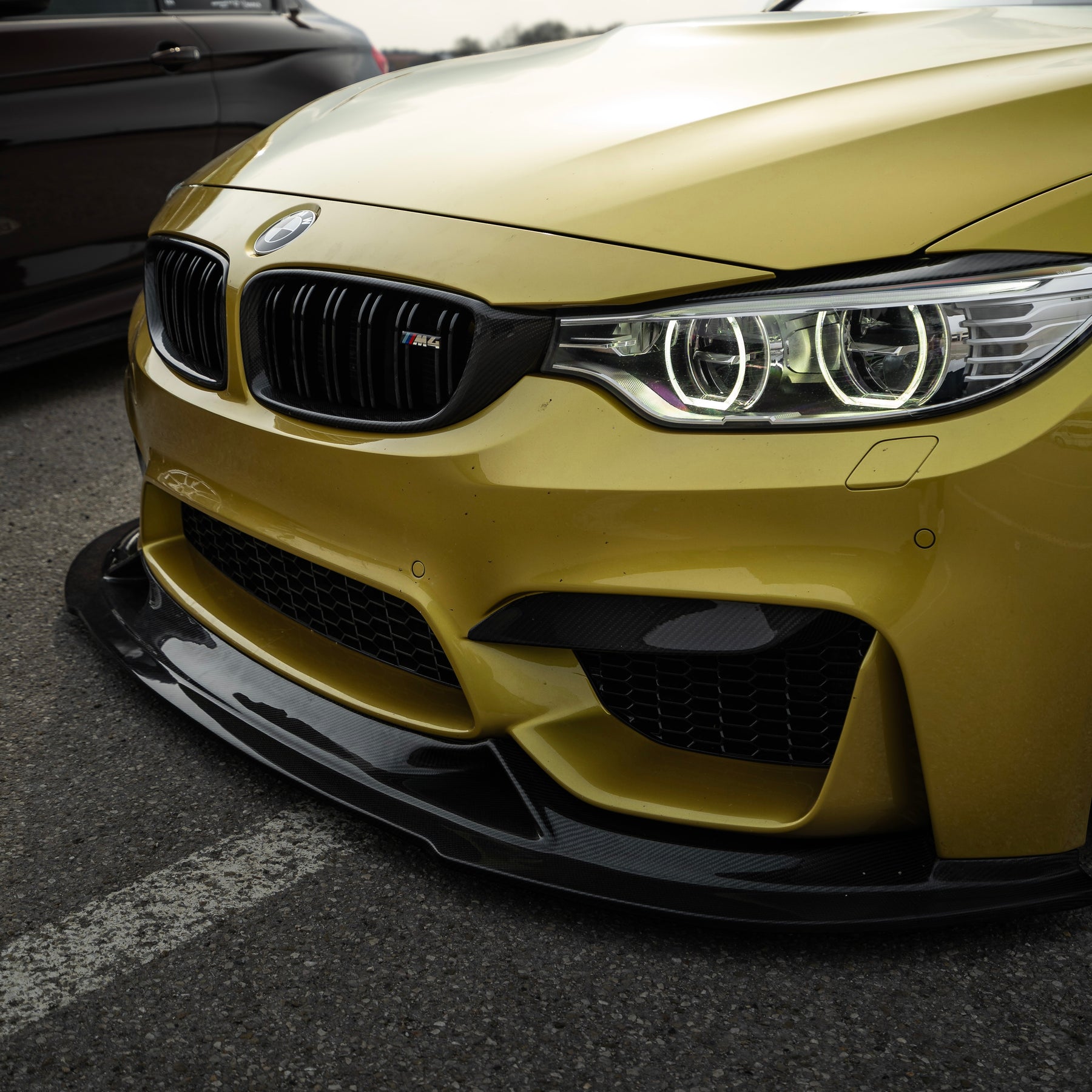 Carbon Frontlippe V10 passend für BMW M4 F82 M3 F80