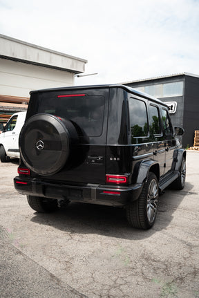 Carbon Fiber Car Tire Protective Cover passend für Mercedes-Benz G Class W463 W464 G500 G550 G63 AMG