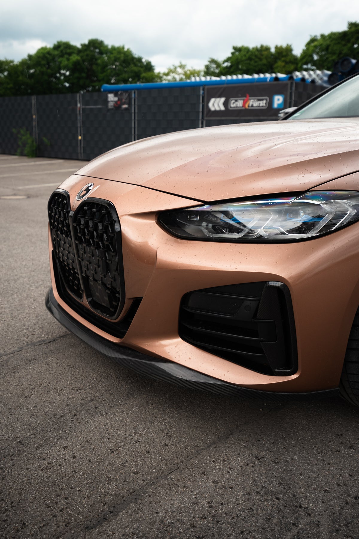 Carbon Fiber Front Spoiler V2 passend für BMW 4 Series G22 G23