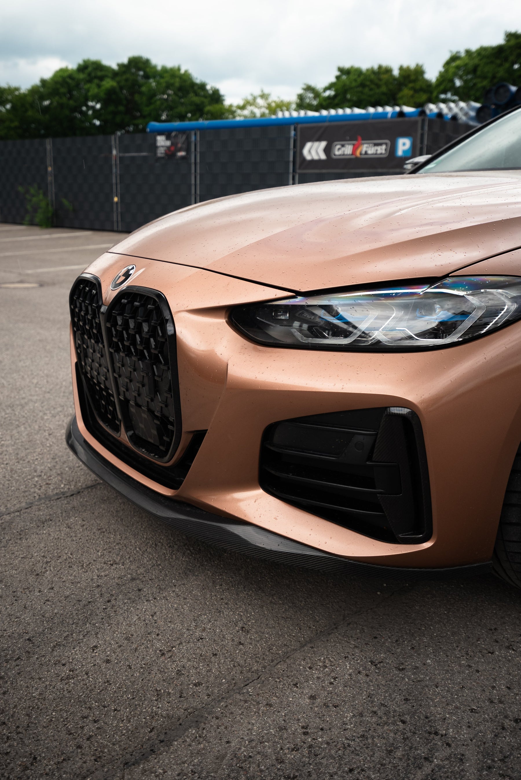 Carbon Fiber Front Spoiler V2 passend für BMW 4 Series G22 G23
