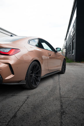 Carbon Fiber Side Skirts V2 suitable for BMW 4 Series G22 G23