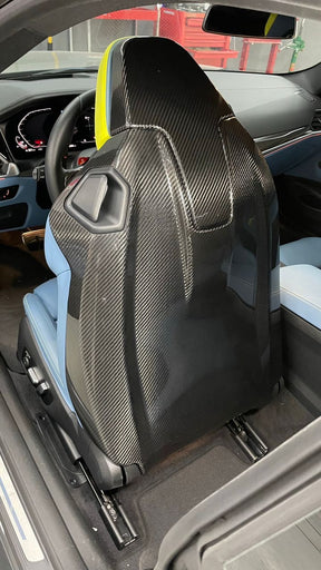 Carbon Fiber Seat Back Cover for BMW G87 M2 G80 M3 G82 M4