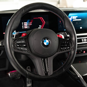 Carbon Fiber Steering Wheel Trim passend für BMW