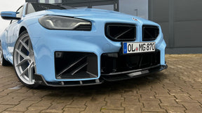 Carbon front spoiler V6 for BMW M2 G87