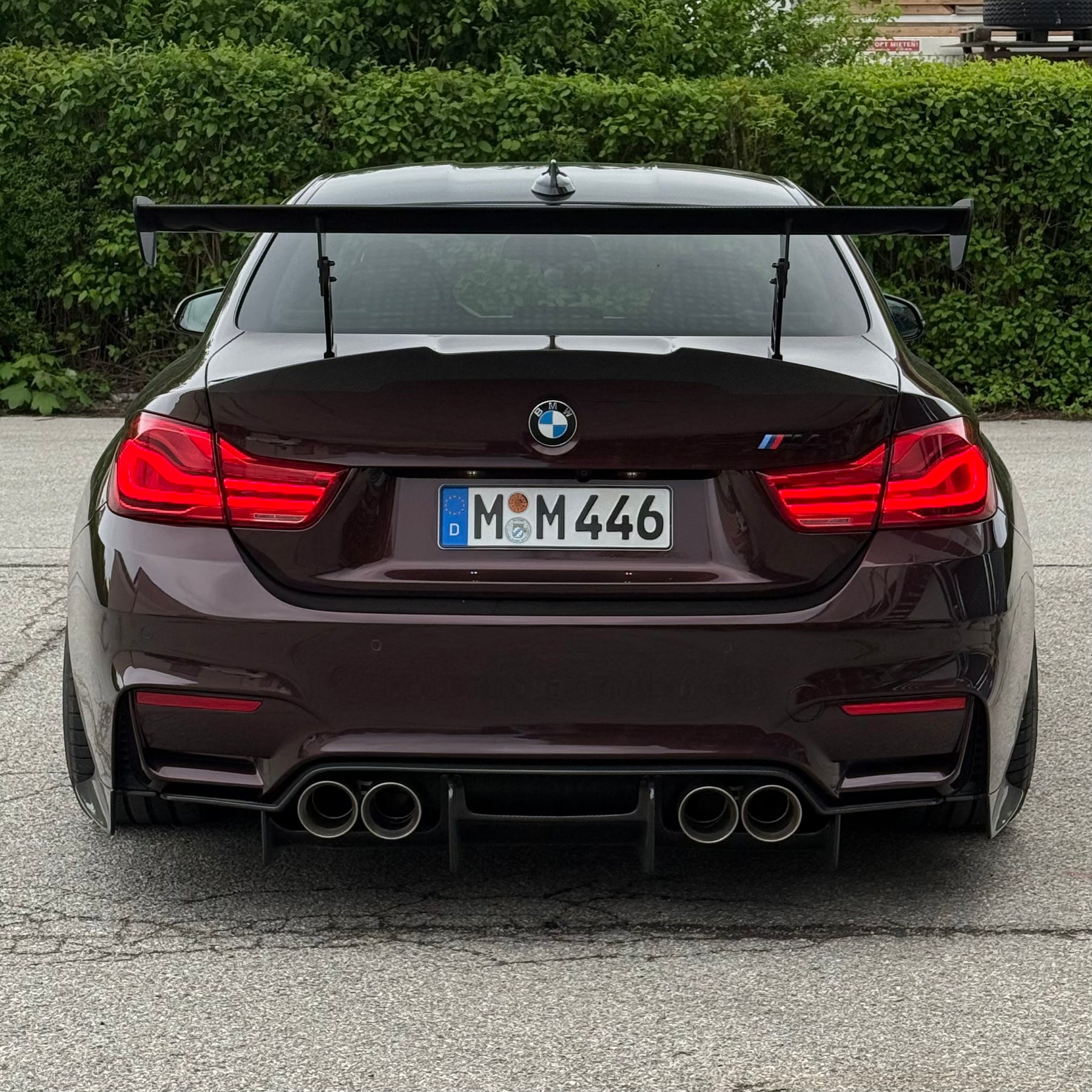 Carbon Fiber Diffuser 4 Pieces passend für BMW F80 M3 F82 F83 M4