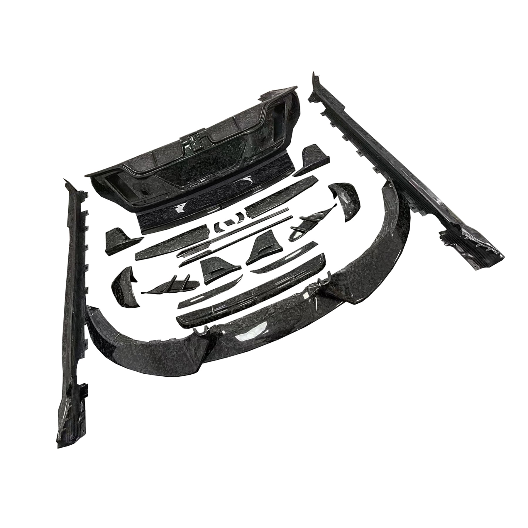 Carbon Bodykit passend für den Porsche Taycan