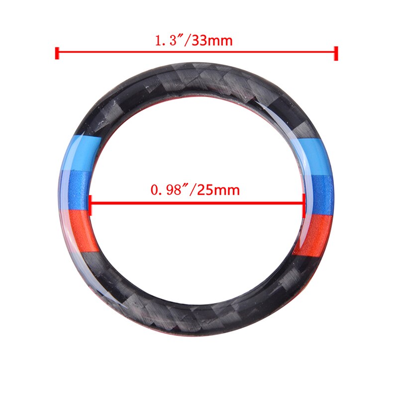 Carbon Fiber Engine Start Button for BMW 3 Series E90 E91 E92 E93