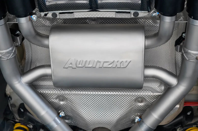 Aulitzky exhaust | ECE Abgasanlage ab Kat/OPF passend für BMW M3/M4 inkl. Competition/CS (F80/F82/F83)