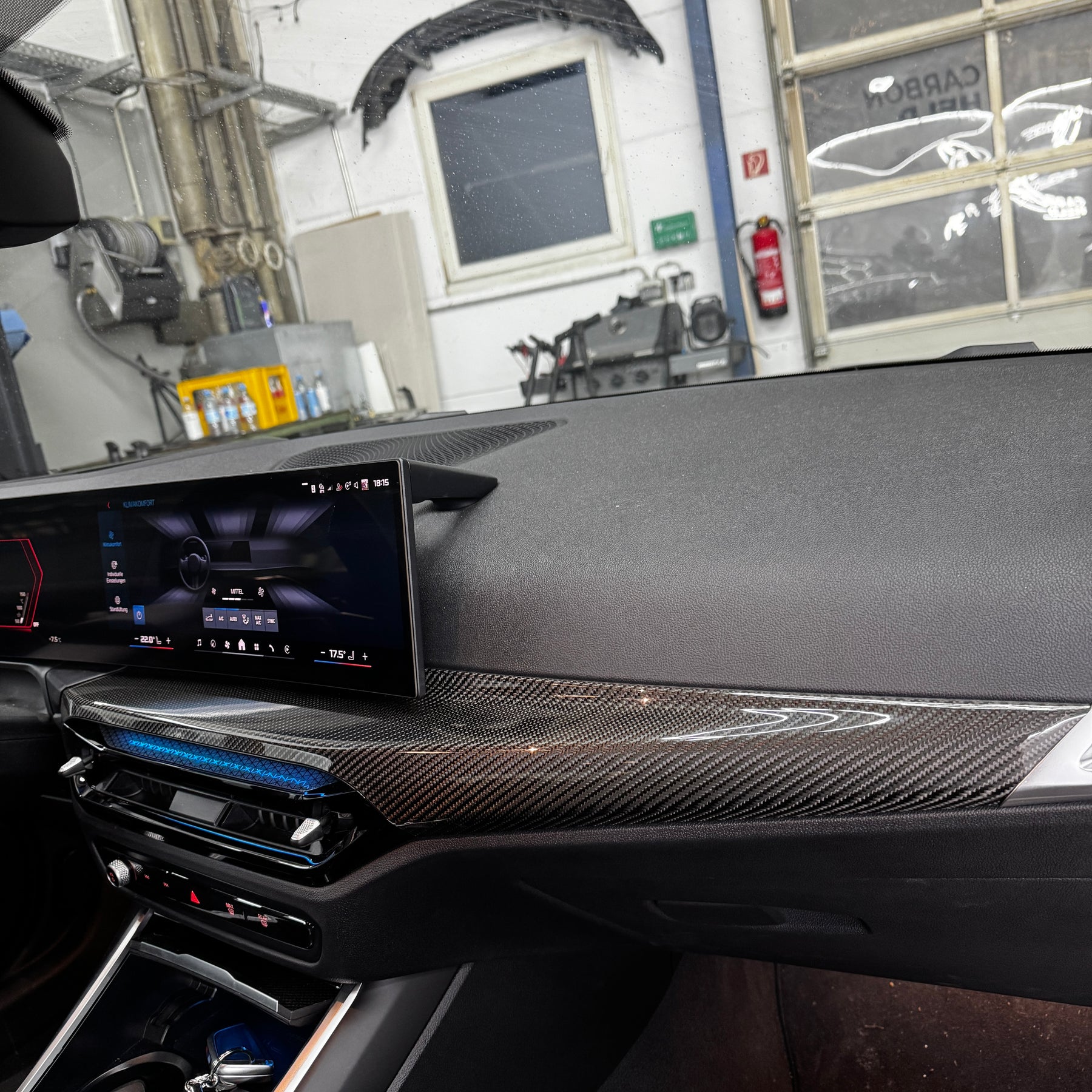 Carbon Fiber Interior Trim Set for LCI Facelift BMW G20 G42 G80 G87 LCI ID 8