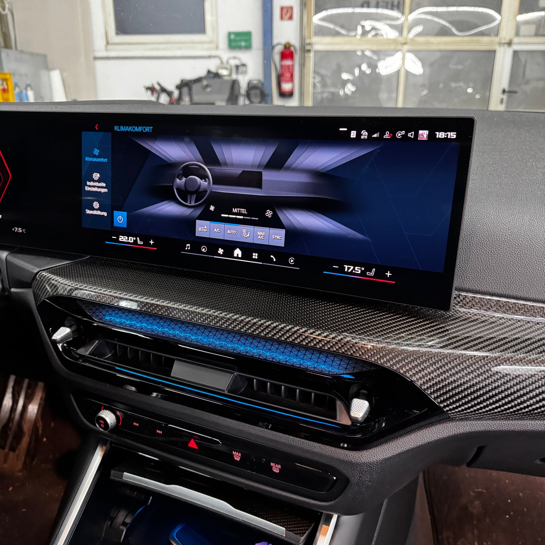 Carbon Fiber Interior Trim Set for LCI Facelift BMW G20 G42 G80 G87 LCI ID 8