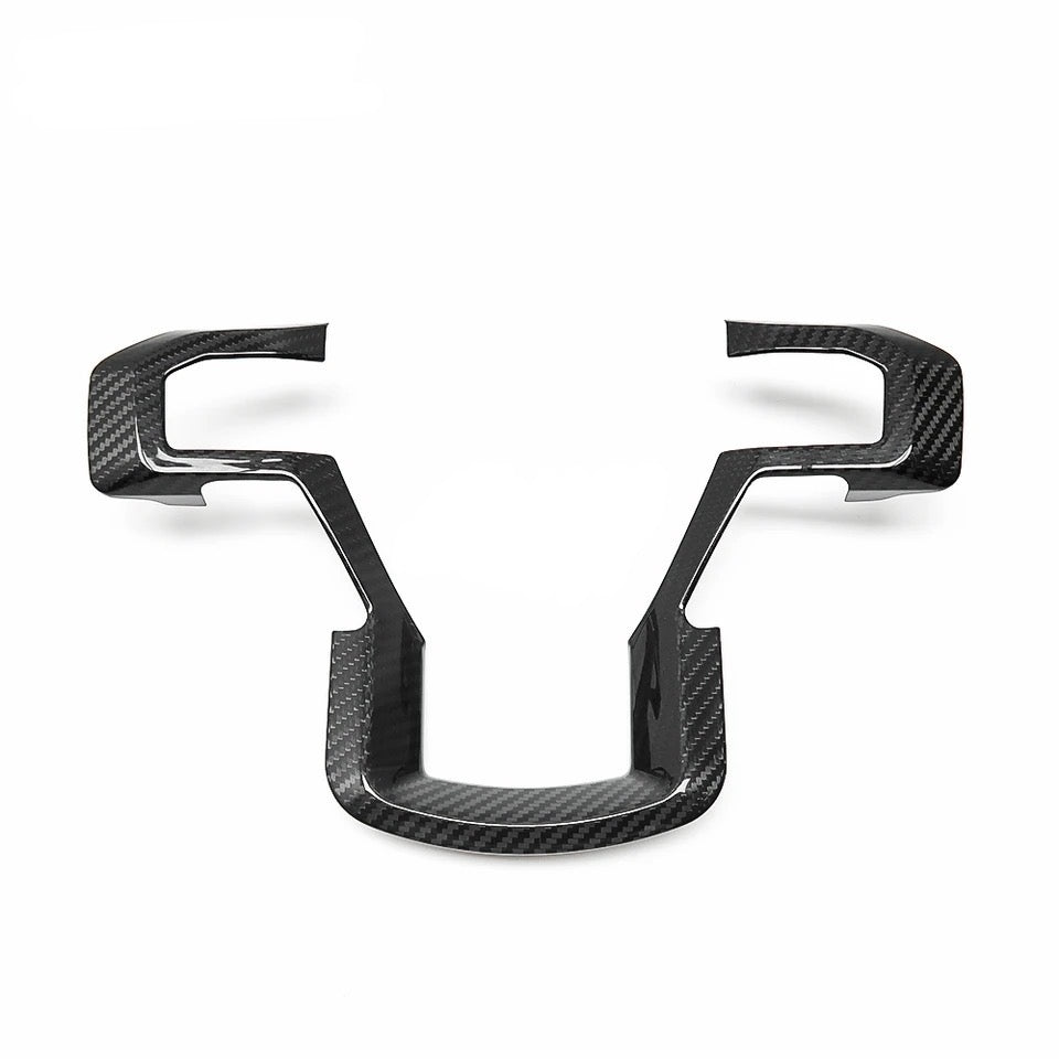 Carbon Fiber Steering Wheel Cover fits for Ford F150 F250 F350