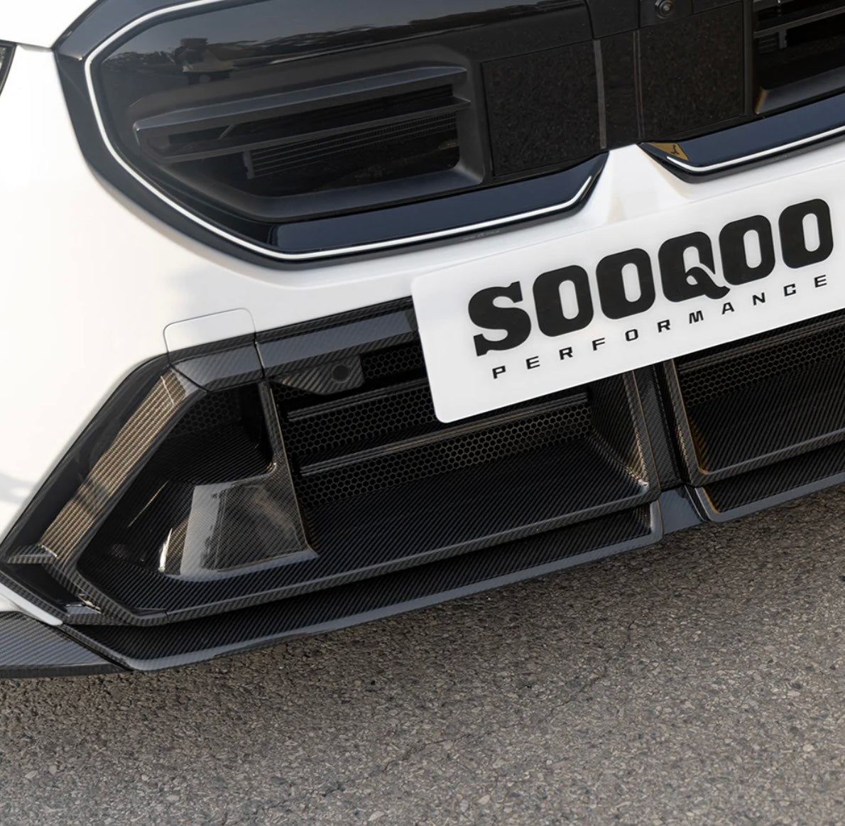 Carbon Fiber Front Bumper Center Trim passend für BMW M5 G90 G99