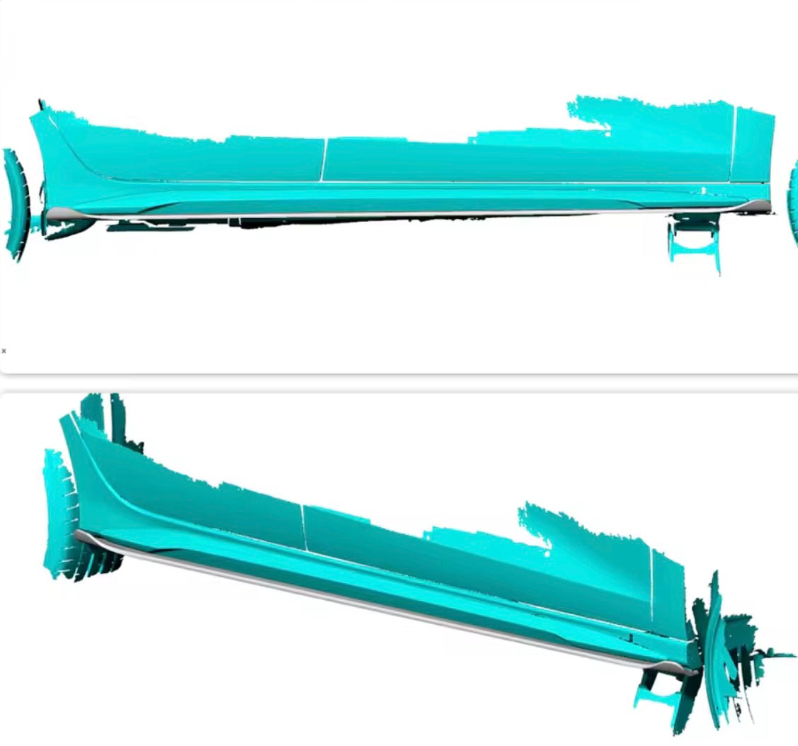 Carbon Fiber Side Skirts passend für Audi A3 RS3 S3 8Y