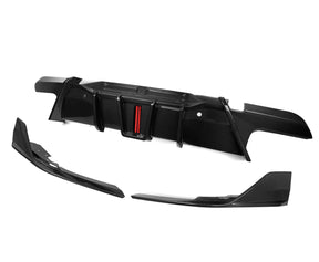 Carbon Fiber Diffuser With Brake Light passend für BMW X6M F96 LCI
