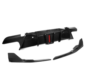 Carbon Fiber Diffuser With Brake Light passend für BMW X6M F96 LCI