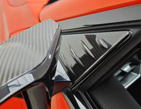 Carbon Fiber Window Triangle Mirror Side Trim passend für BMW G87