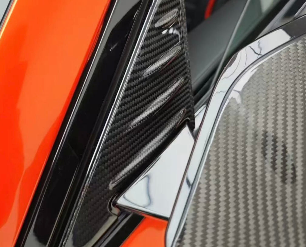 Carbon Fiber Window Triangle Mirror Side Trim passend für BMW G87