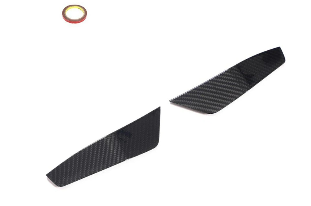 Carbon Fiber Front Bumper Canards Splitters For Audi RS7 Sportback Hatchback