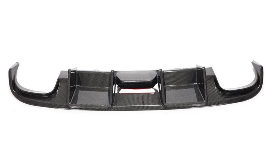 Carbon Fiber Car Rear Diffuser Spoiler For Audi S4 B8