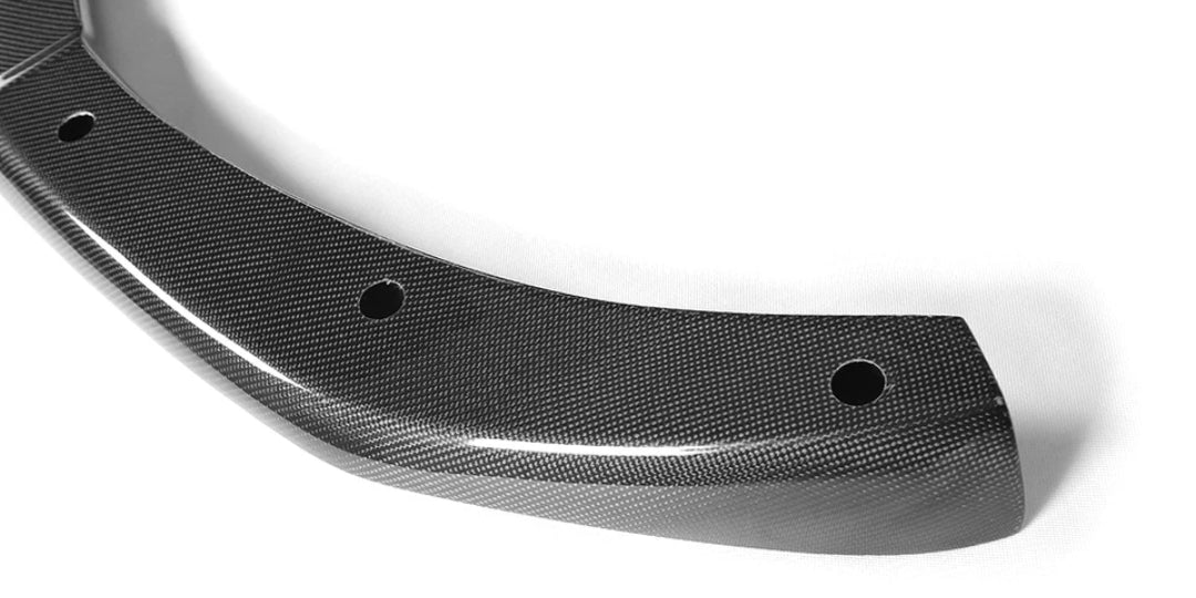 Carbon Fiber Car Front Bumper Lip Spoiler For Audi A4 B8 S4 Sline Sedan 4-Door