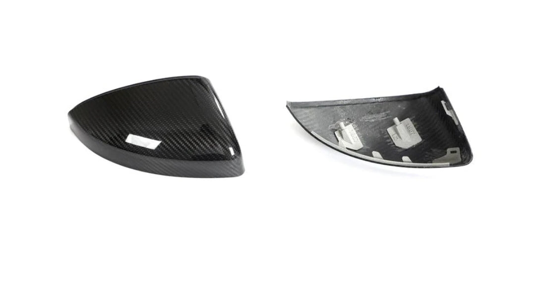 Carbon Fiber Car Side Mirror Caps For Audi R8 V10 GT RWD