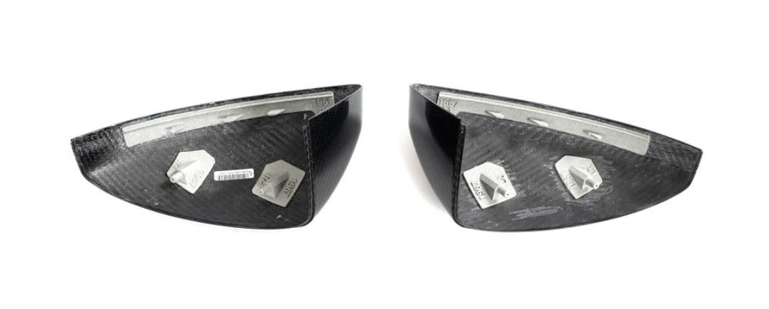 Carbon Fiber Car Side Mirror Caps For Audi R8 V10 GT RWD