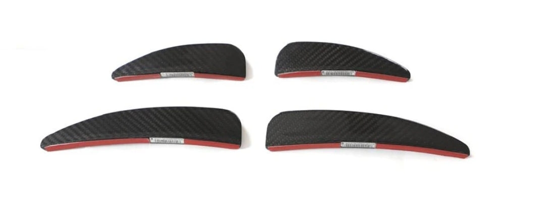 Carbon Fiber Front Bumper Splitters Air Vents For Audi R8 Performance Coupe