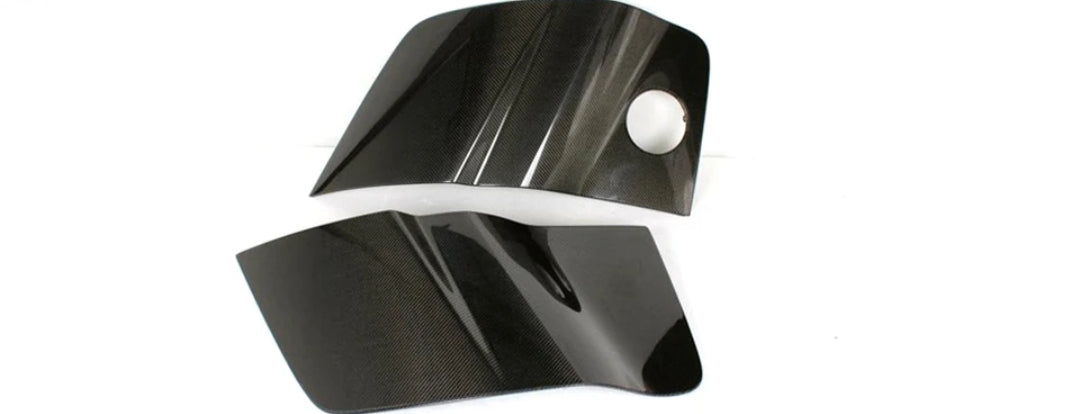 Carbon Fiber Car Side Door Fenders Blade Panels For Audi R8 V8 V10 2-Door