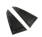 Carbon Fiber Car Rear Window Louver Trims Covers For Audi TT TTS TTRS Coupe