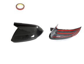 Carbon Fiber Mirror Cover Caps For Lamborghini Urus Audi Q8 SQ8 RSQ8