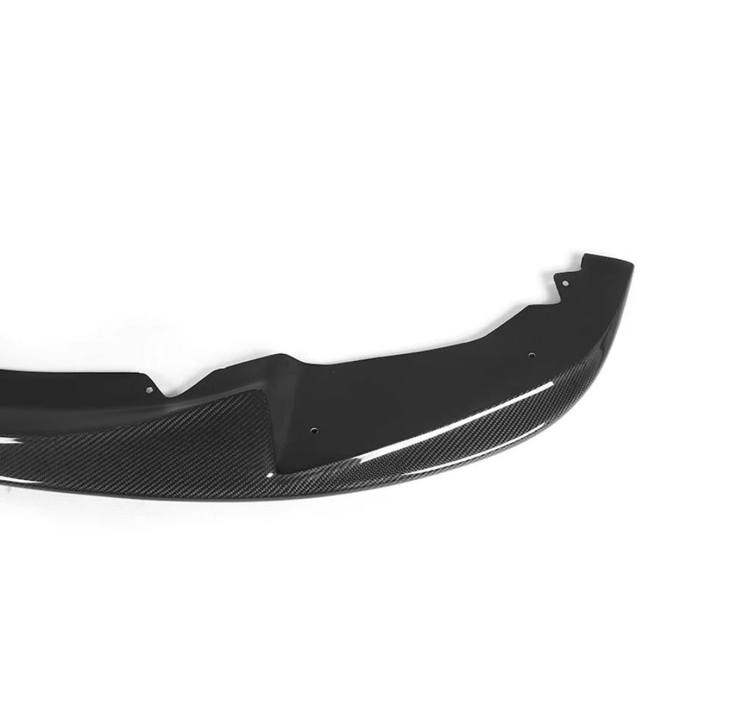 Carbon Fiber Car Front Bumper Lip Spoiler For BMW F20 F21 M135i M Sport Hatchback