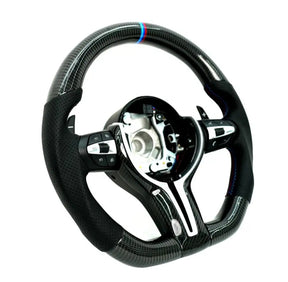 Carbon Fiber Car Steering Wheel For BMW M5 M6 F10 F20 F22 F30 F32 F36 F06 F07  E70