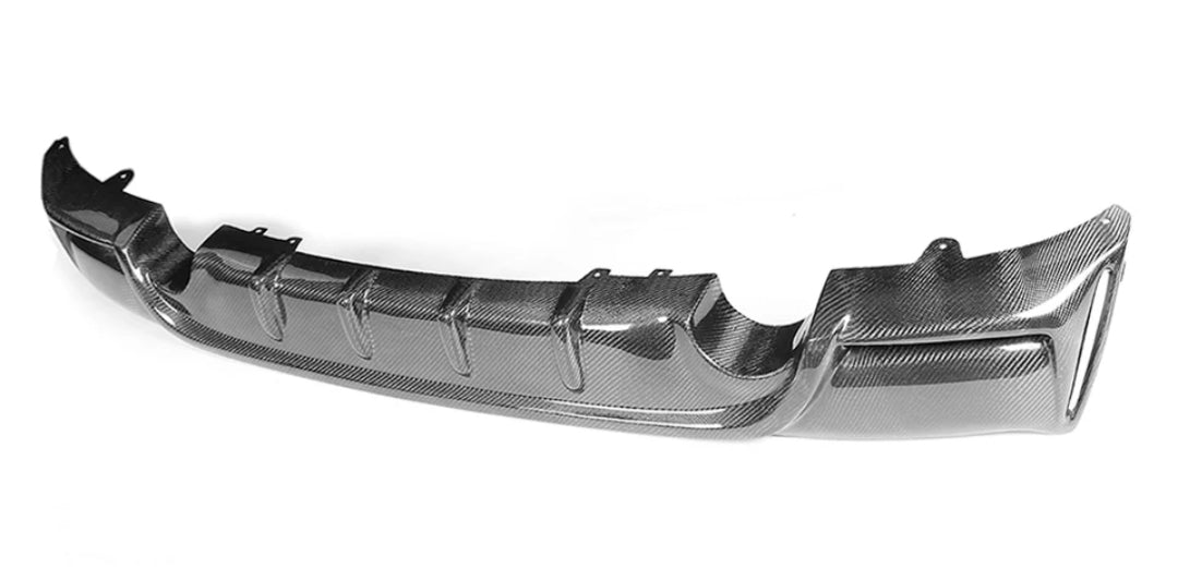 Carbon Fiber Car Rear Bumper Diffuser For BMW F22 F23 M Sport Coupe Convertible M235i M240i