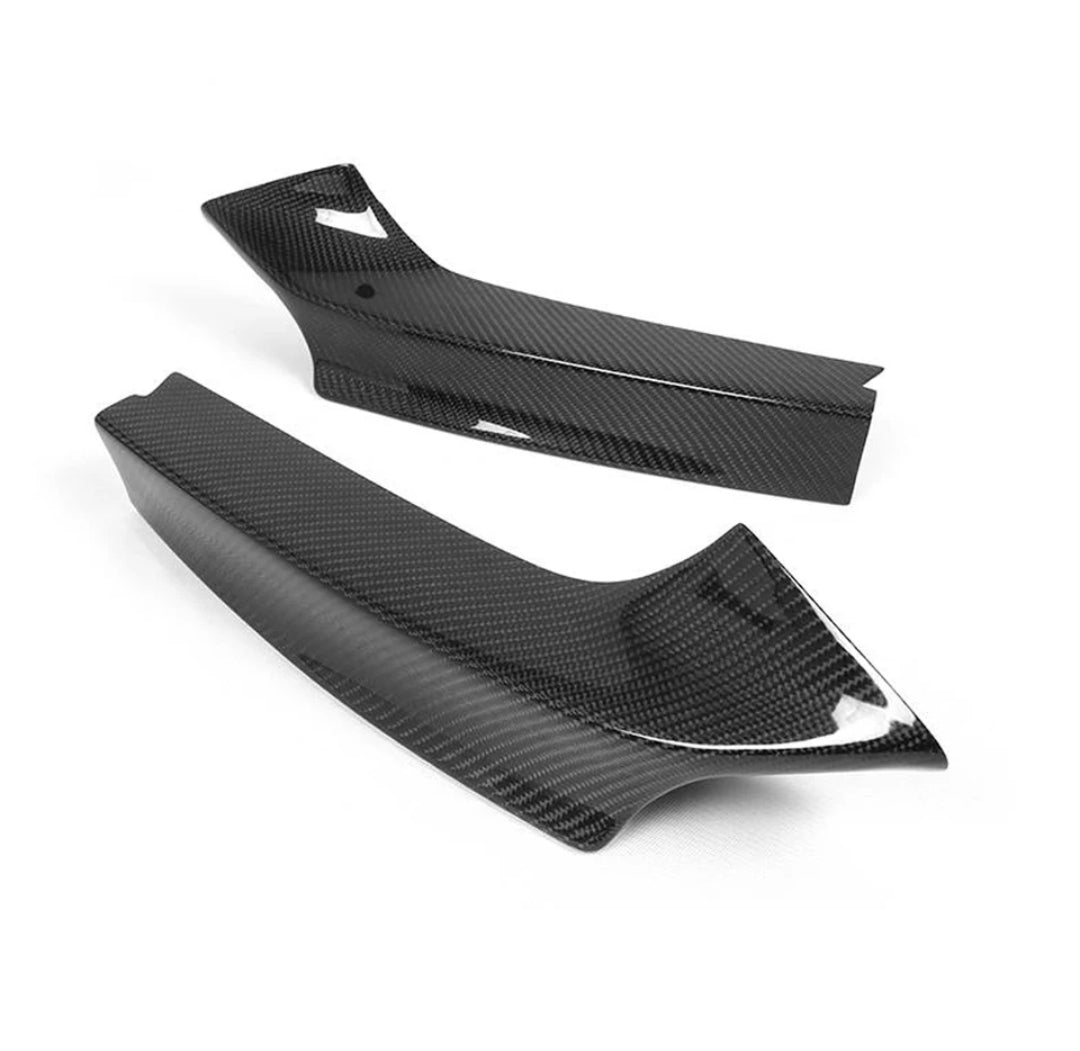 Carbon Fiber Car Front Bumper Winglets For BMW F23 F22 M Sport M235i M240i Coupe Convertible