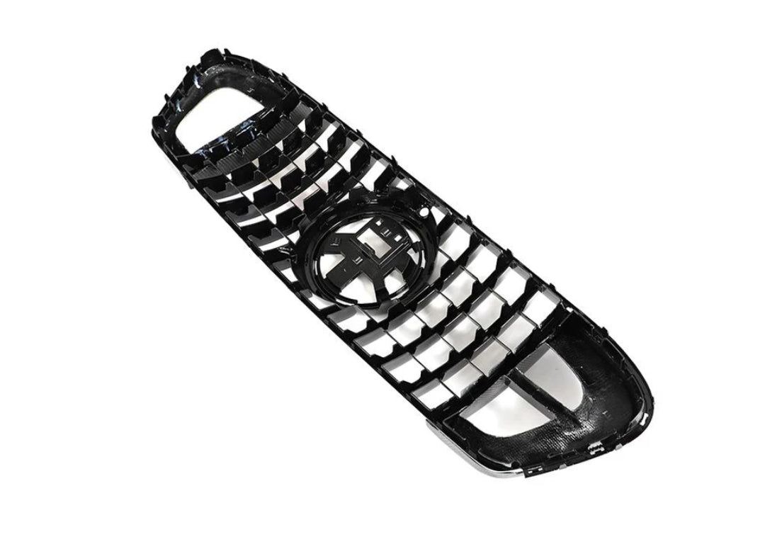 Carbon Fiber Car Front Bumper Grille For Mercedes-Benz GLE Class W167 C167 GLE63 AMG