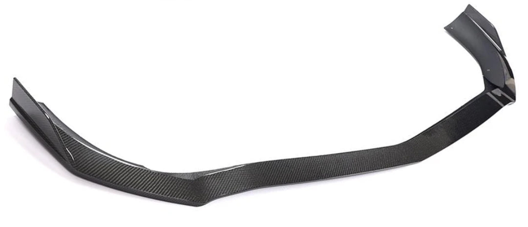 Carbon Fiber Car Front Bumper Lip Spoiler For Mercedes-Benz W197 SLC Class SLC180 200 300 Sedan Standard