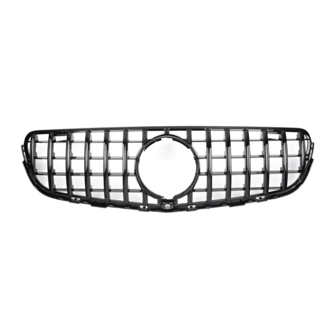 Carbon Fiber Car GT Front Racing Mesh Grille For Mercedes-Benz GLC200 GLC250 GLC300 Sport GLC450 GLC63