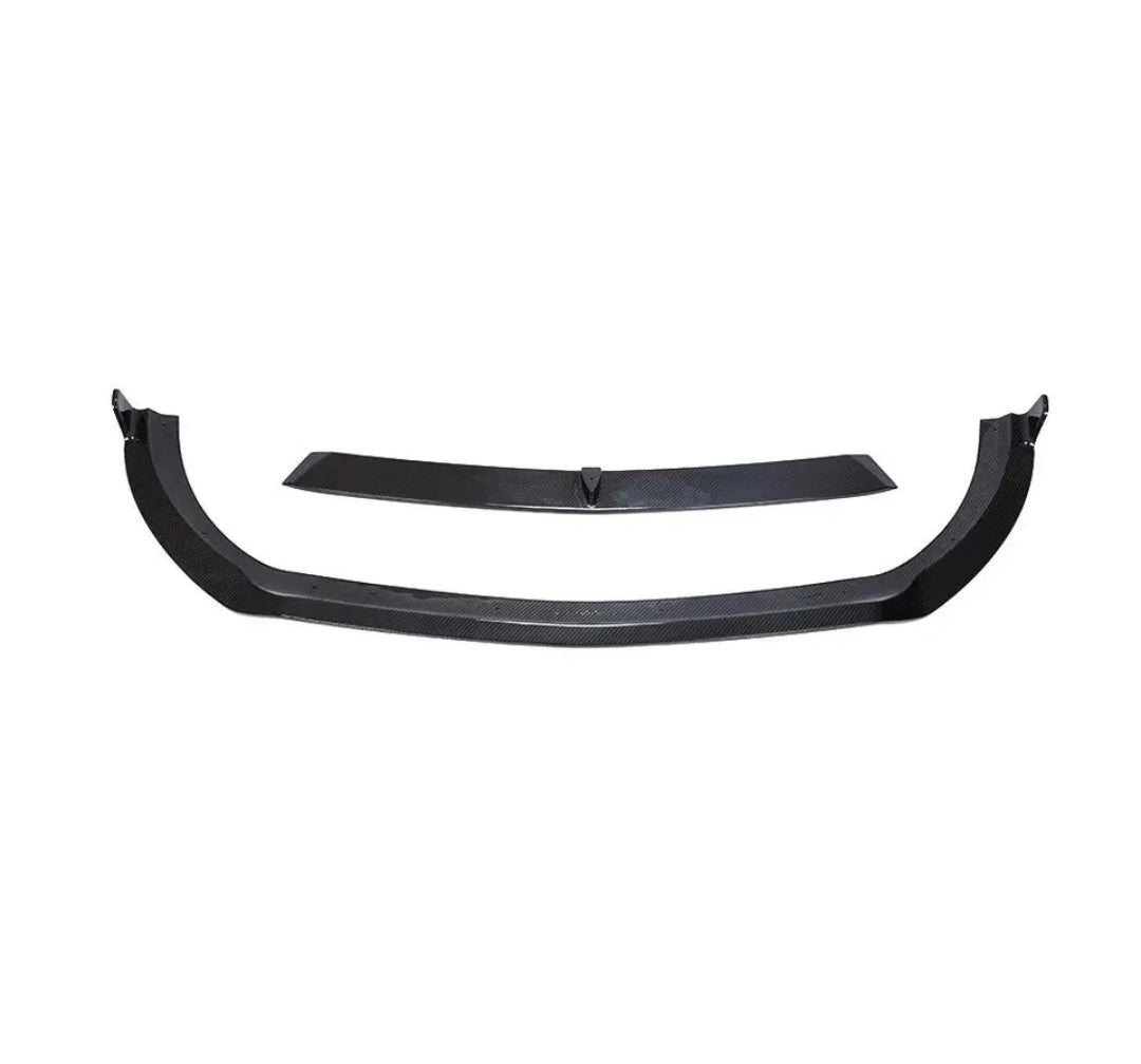 Carbon Fiber Car Front Bumper Lip For Mercedes-Benz W447 V Class V220 V250