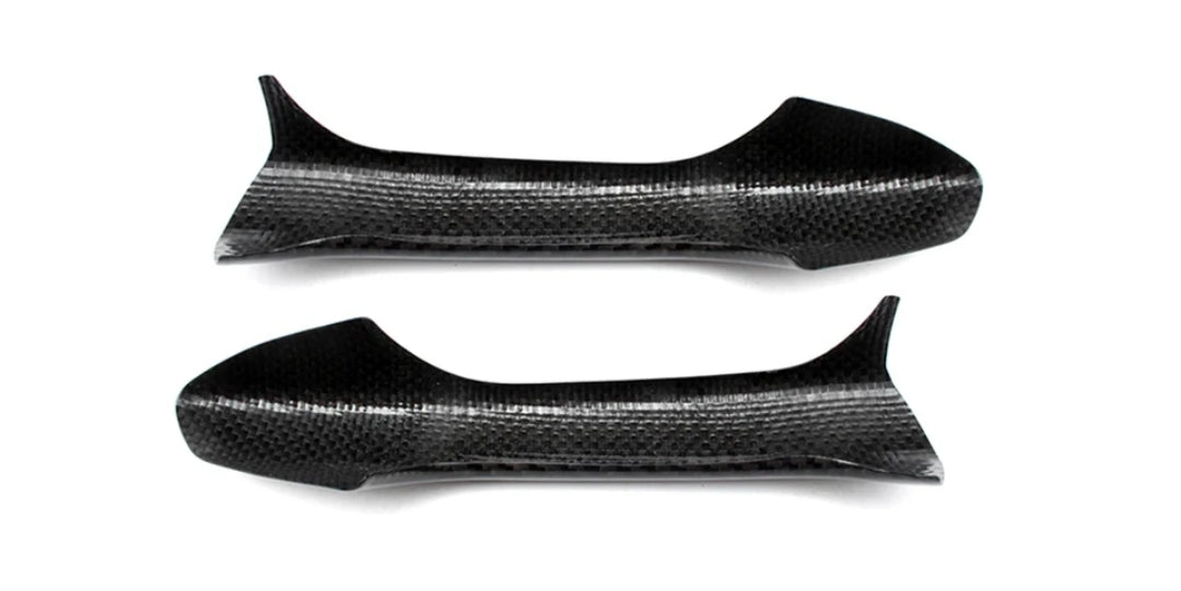 Carbon Fiber Car Door Handle Cover For Mercedes-Benz W204 W205 W207 W218 C63 E63 S63 AMG