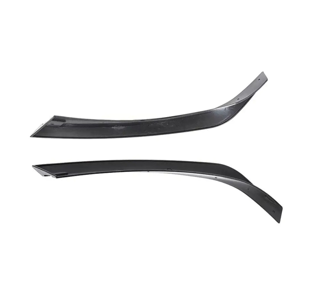 Carbon Fiber Car Front Bumper Lip Vents Canards For Mercedes-Benz A Class W177 A180 A200 A35 A45 AMG Sport