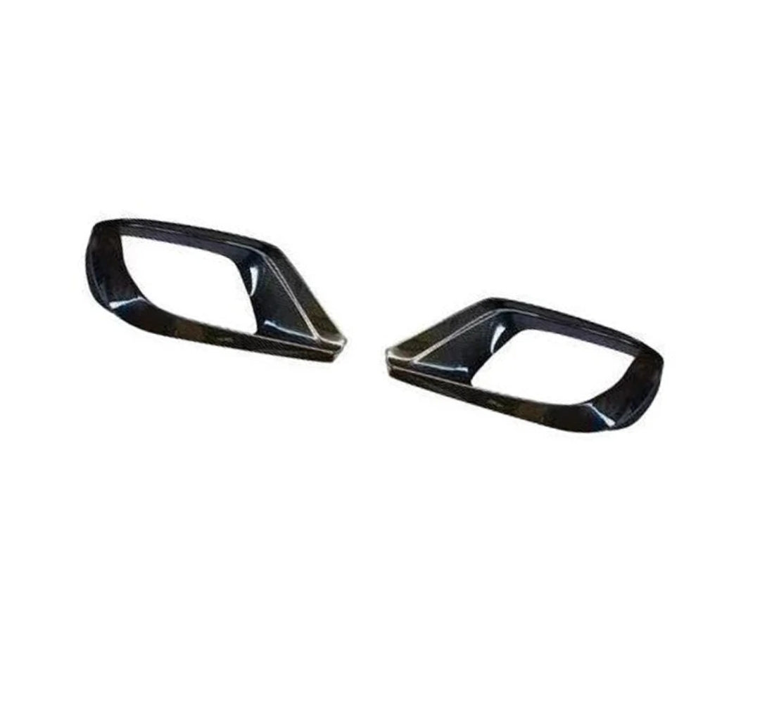 Carbon Fiber Car Front Bumper Fog Lamp Cover For Mercedes-Benz S Class W222 S63 AMG