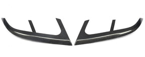 Carbon Fiber Car Rear Bumper Canards For Mercedes-Benz CLA Class W117 C117 CLA250 260 CLA45 AMG