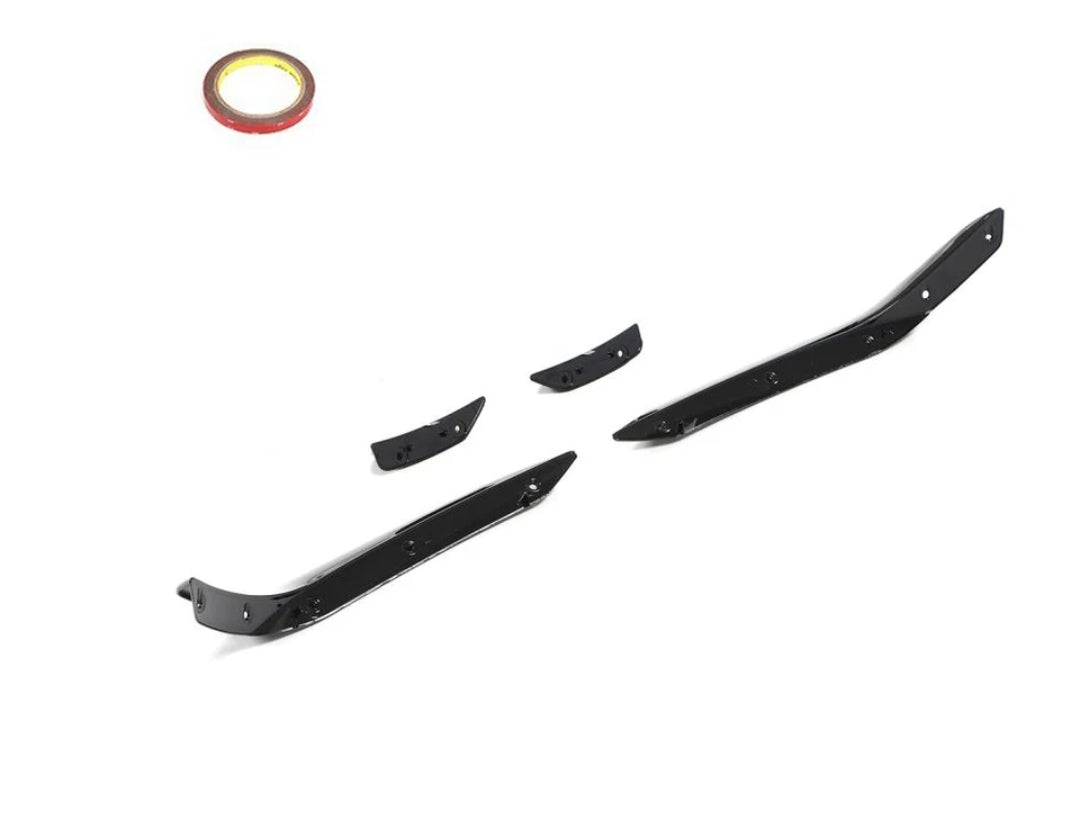 Carbon Fiber Car Front Bumper Splitters For Mercedes-Benz W118 C118 CLA45 CLA250