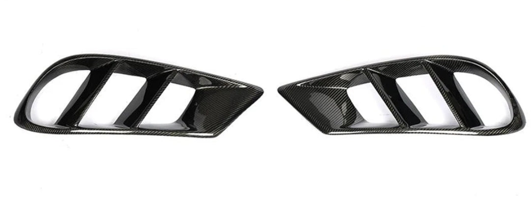 Carbon Fiber Car Front Bumper Air Vent Cover For Mercedes-Benz W218 CLS Class CLS400 Sport