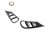 Carbon Fiber Car Fog Lamp Grill Air Vent Cover For Mercedes-Benz W212 4Matic Sport 4-Door