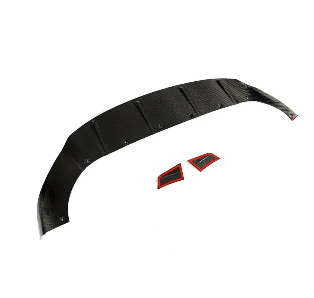 Carbon Fiber Car Front Bumper Lip Spoiler Splitters For Porsche Cayenne