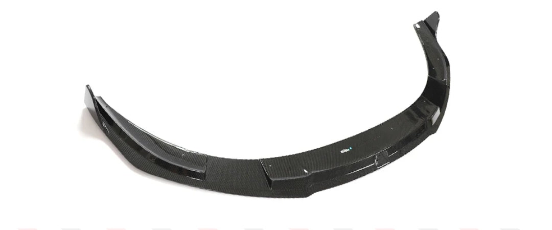 Carbon Fiber Car Front Bumper  Lip Spoiler For Porsche Taycan Turbo S Sedan