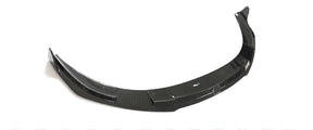 Carbon Fiber Car Front Bumper Lip Spoiler For Porsche Taycan Turbo S Sedan